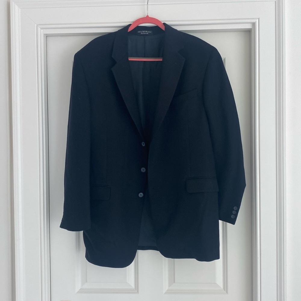 Black sport coat. Size 46 long